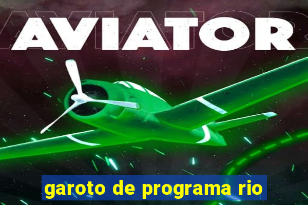 garoto de programa rio